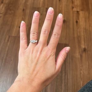 Sterling silver ring. Size 4.